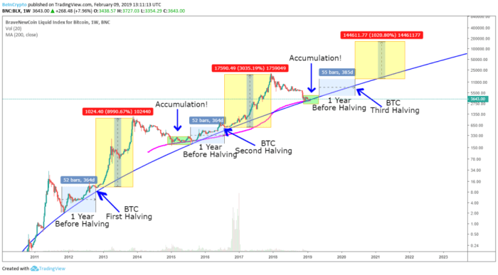 Halving bitcoin price 2020 chart history btc reward day what picture full prediction after value increase 2025 may will next