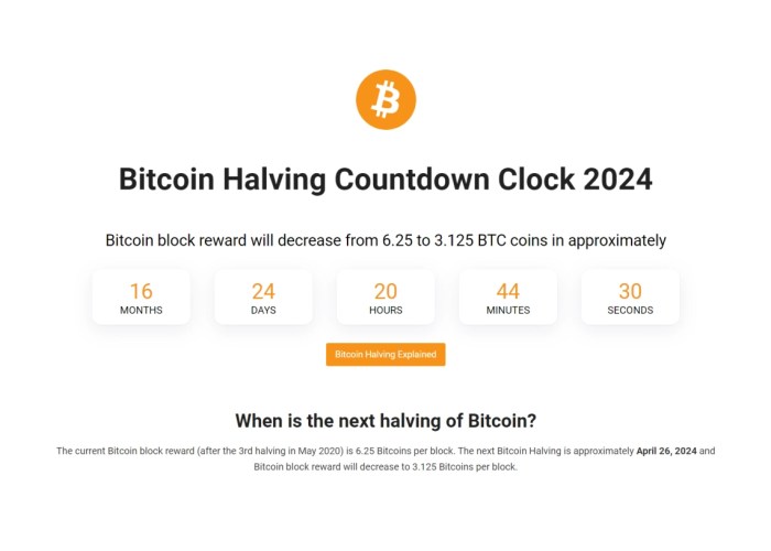 Bitcoin Halving Dates And Price