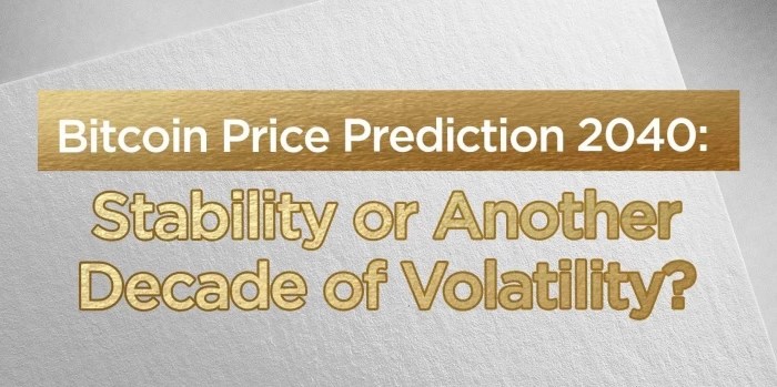 Bitcoin Price Prediction 2040